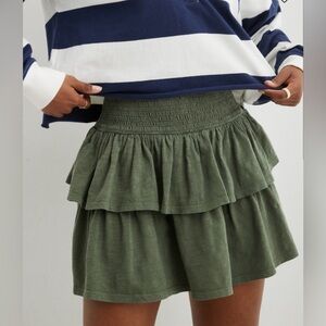 Aerie‎ ready-to-ruffle mini skirt Sz M NWT